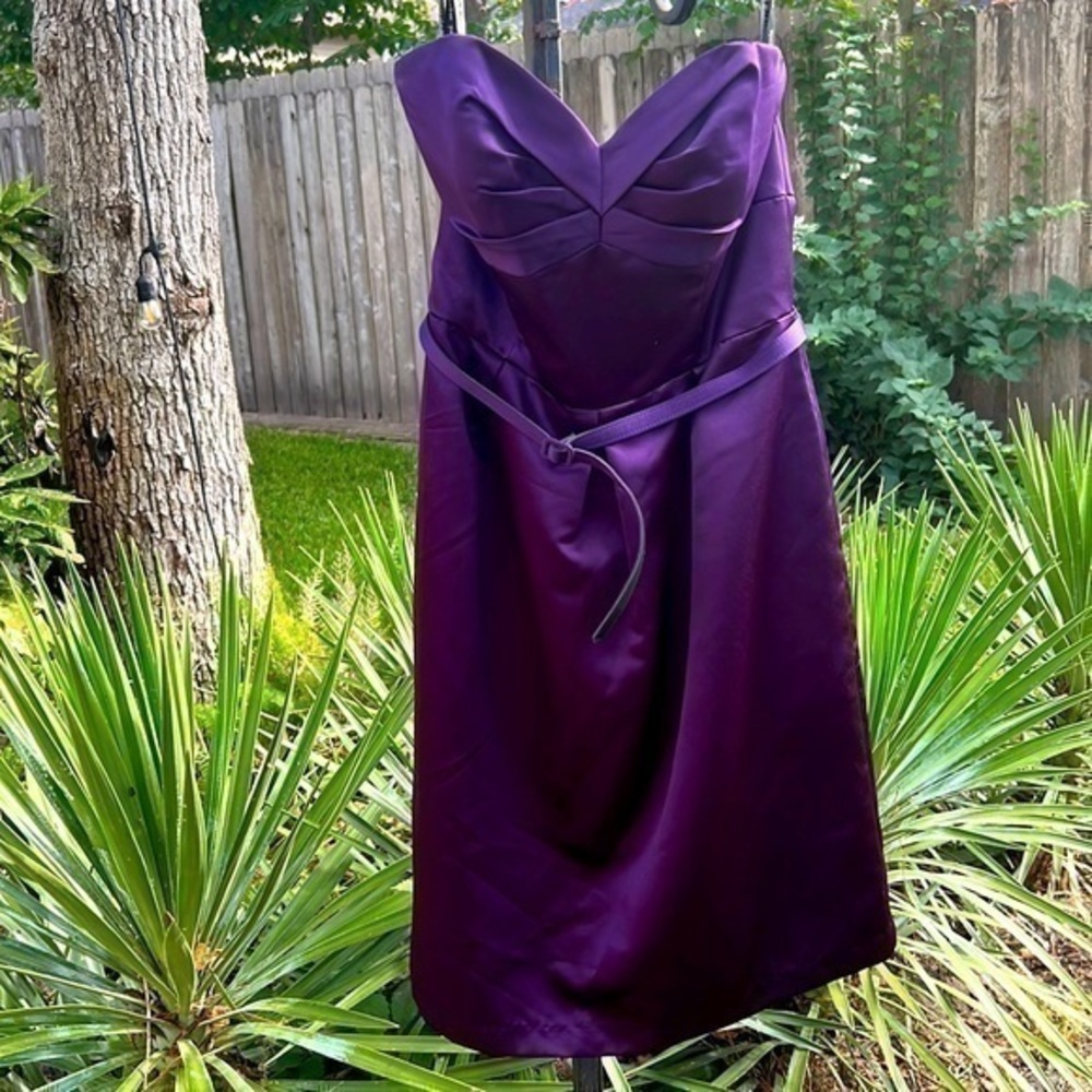 ▶️ Alfred Angelo ◀️ Strapless Purple Formal dress